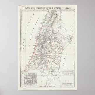Póster Jerusalén, Israel, Jordania