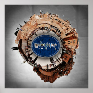 Póster Jerusalén Israel - Panorama esférico