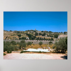 Póster Jerusalén, Monte Sión
