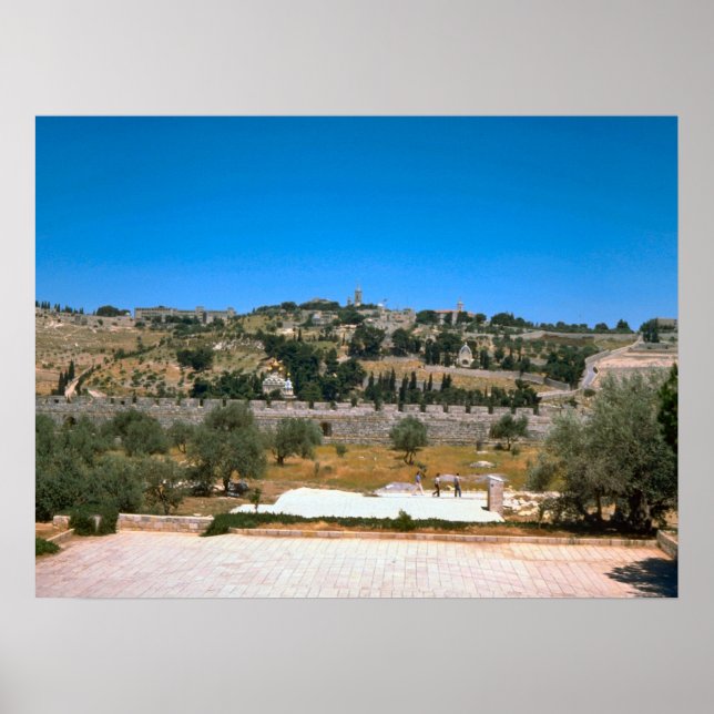 Póster Jerusalén, Monte Sión (Frente)