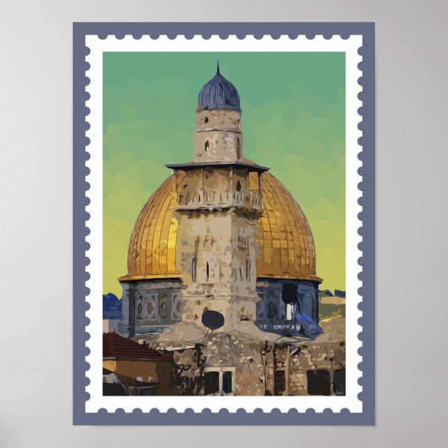 Póster Jerusalén - Palestina (Frente)
