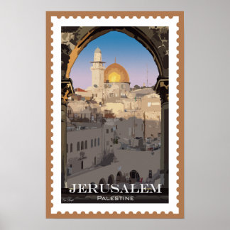 Póster Jerusalén: Tapiz eterno de cultura e historia