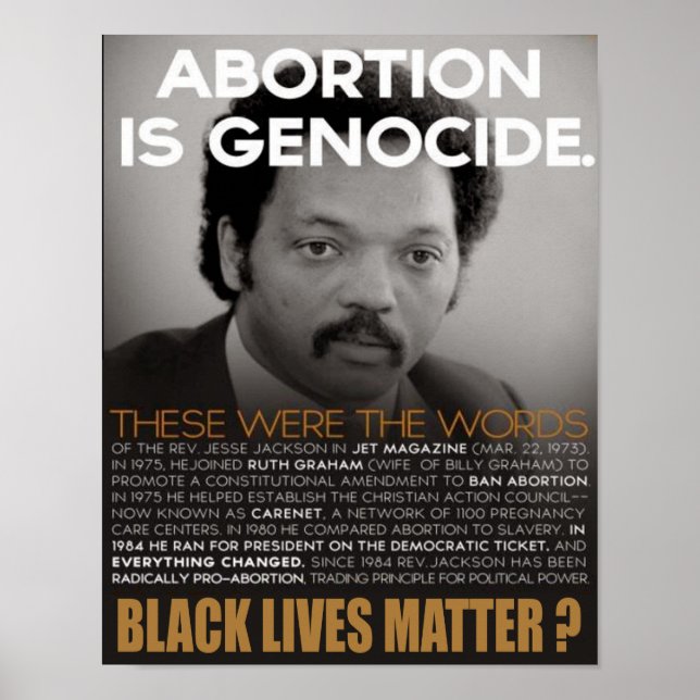 Póster Jesse Jackson Poster (Frente)
