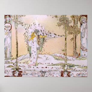 Póster Jessie M. King - Ama el sueño dorado