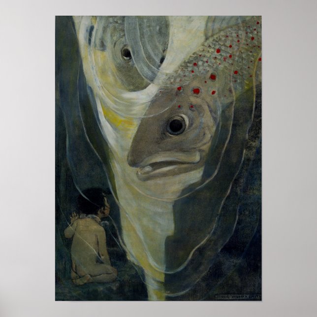 Póster Jessie Wilcox Smith Water Babies Poster (Frente)