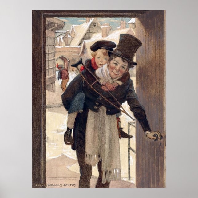 Póster Jessie Willcox Smith - Tiempos pequeños en el Día  (Frente)