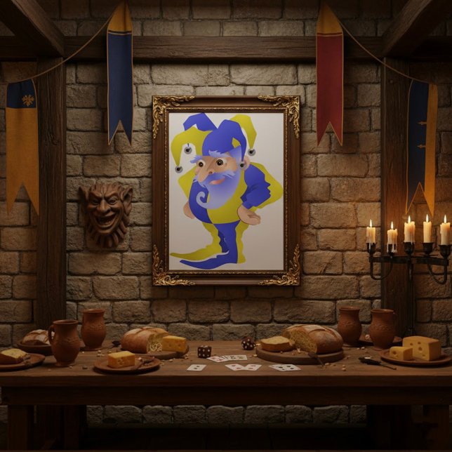 Póster Jester Púrpura Y Verde (Subido por el creador)