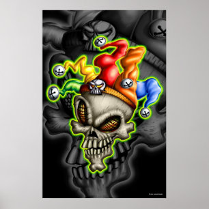 Póster Jester Skull (Poster)
