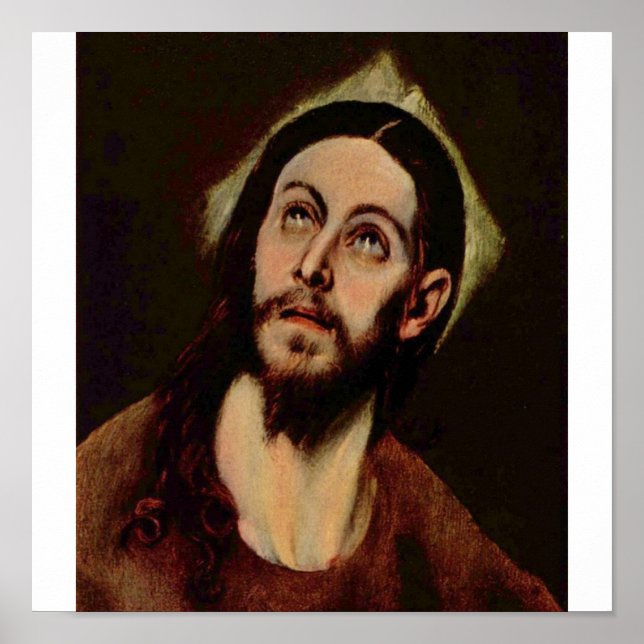 Póster Jesucristo alrededor de 1580-1585 (Frente)