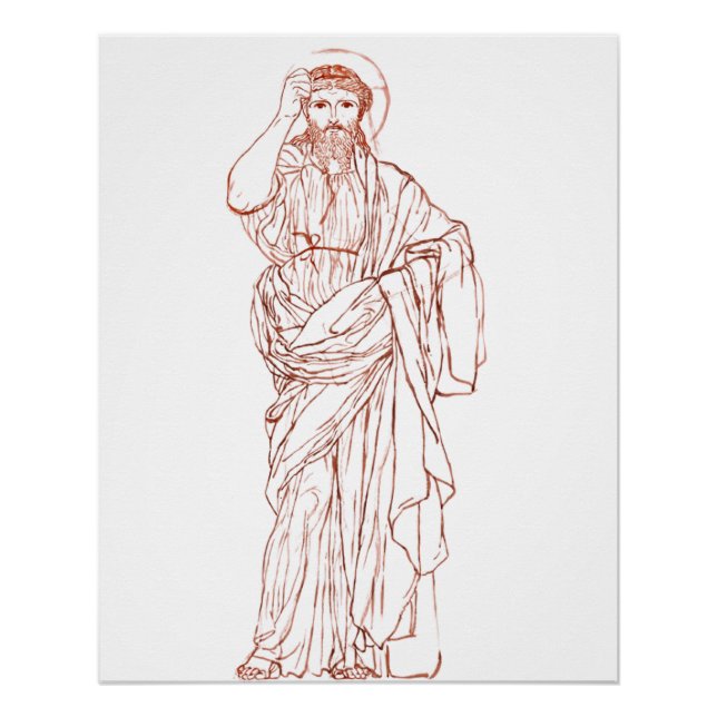 Póster Jesucristo de Nazaret Hijo de Dios (Anverso)