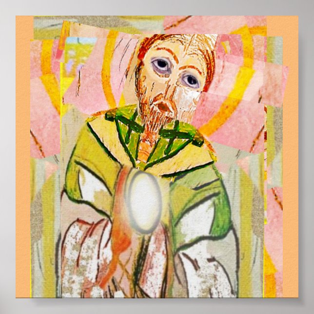 Póster Jesucristo el Poster del Alto Sacerdote (Frente)