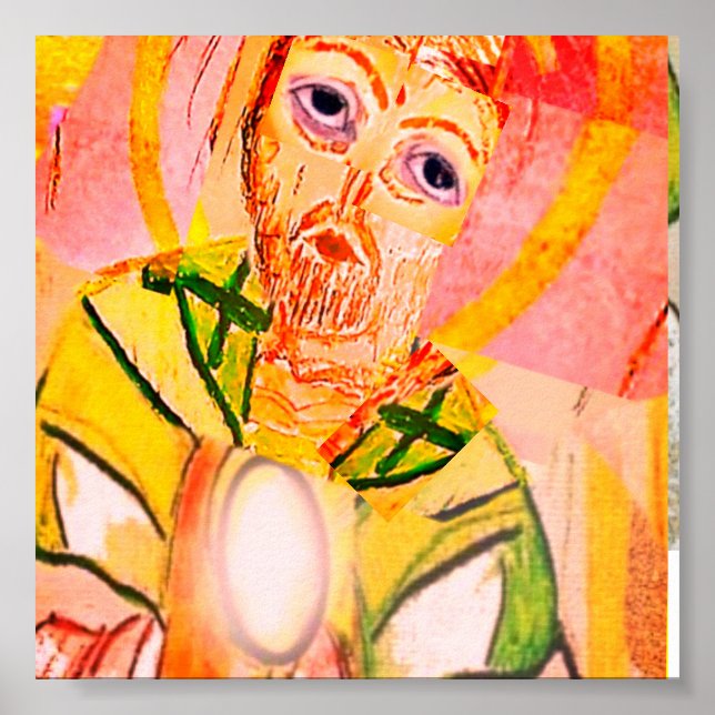 Póster Jesucristo el Poster del Alto Sacerdote (Frente)