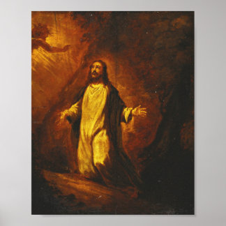 Póster Jesucristo en Gethsemane