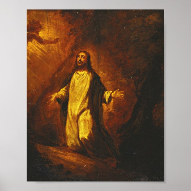 Póster Jesucristo en Gethsemane (Frente)
