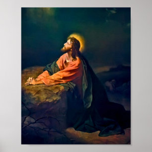 Póster Jesucristo en Gethsemane