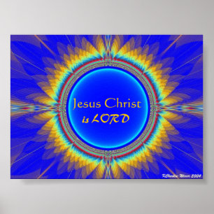 Póster Jesucristo es SEÑOR