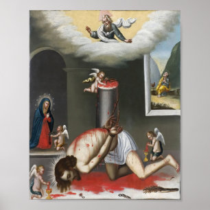 Póster Jesucristo flagelando la pasión por la flagelación