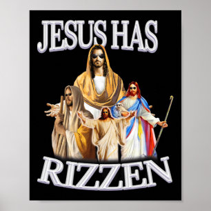 Póster Jesucristo ha rizalizado la Pascua religiosa de Je