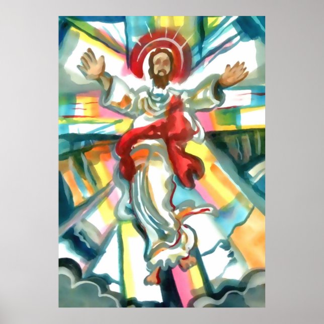 Póster Jesucristo, la Ascensión (Frente)