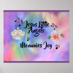 Póster Jesucristo Los Pequeños Ángeles Las Momias Alegran