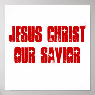 Póster JESUCRISTO NUESTRO poster del SALVADOR