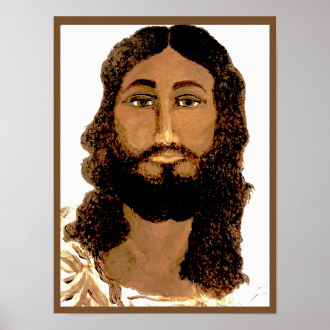 Póster Jesucristo. Pintura/impresión (Frente)