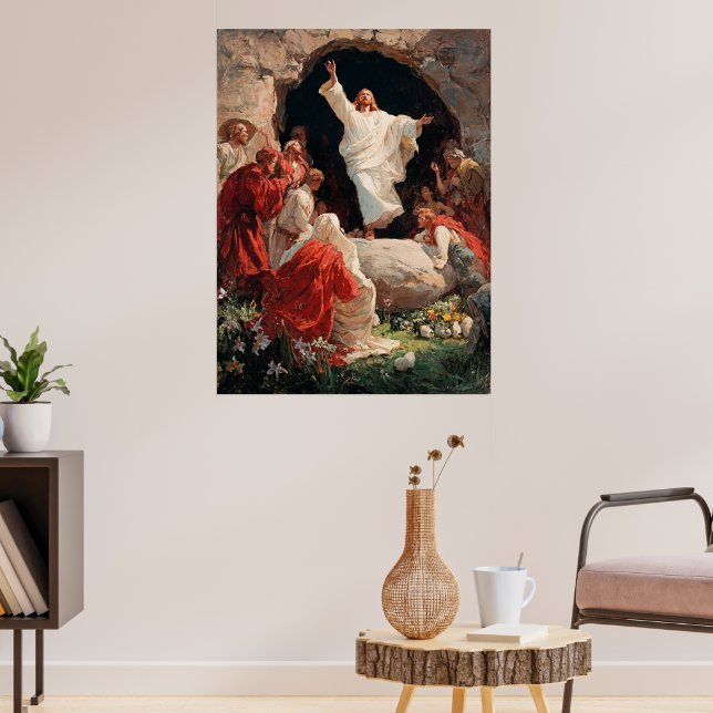 Póster Jesucristo resucitando del sepulcro, (Salón 3)