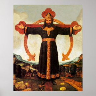 Póster Jesucristo Rey Volto Santo Imprimir Poster
