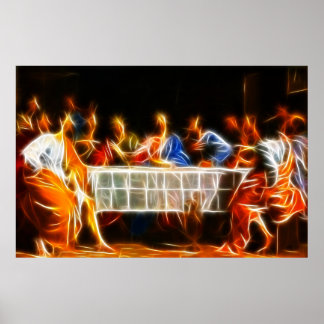 Póster Jesucristo último Poster de la cena