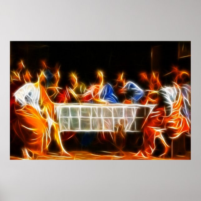 Póster Jesucristo último Poster de la cena (Frente)