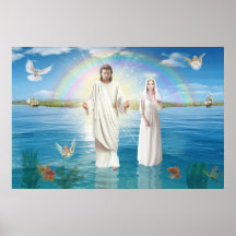 Jesucristo y la Virgen María Regina Coeli