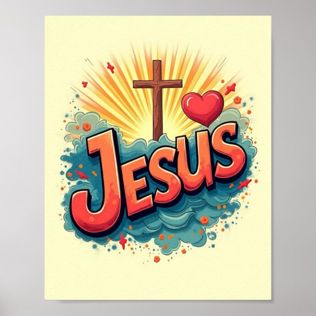 Póster Jesús (Frente)