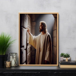 Póster Jesús a la puerta del amanecer