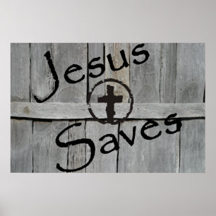 Póster Jesús ahorra