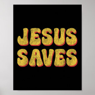 Póster Jesús Ahorra - Popular Fe Cristiana Cita A Dios Bi