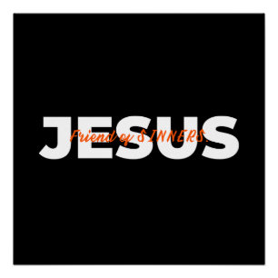 Póster JESÚS. Amigo de SINNERS.