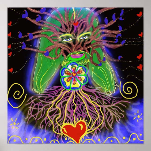 Póster Jesús, árbol de la vida (Frente)