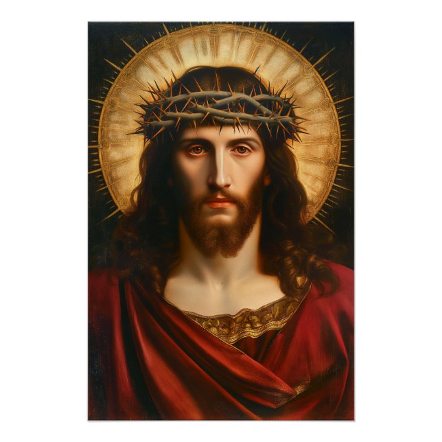 Póster Jesús | Arte religioso cristiano (Anverso)