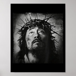 Póster Jesús asiático, Cristianismo, Iglesia, Asia, Jesús