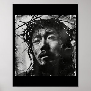 Póster Jesús asiático, Cristianismo, Iglesia, Asia, Jesús