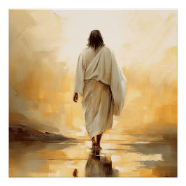 Póster jesus, bible art, new testament