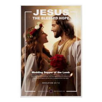 Póster Jesús - Boda Cena de Cordero