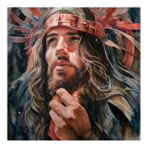 Jesús Buscando Dirección Del Padre