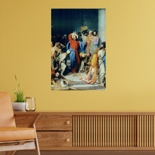 Póster Jesus Casting Out Money Changers