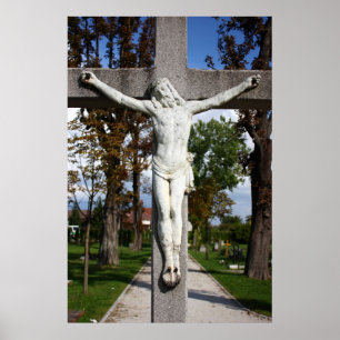 Póster Jesus Christ crucified