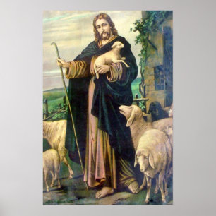 PÓSTER JESUS CHRIST EL BUEN POSTER DE SHEPHERD