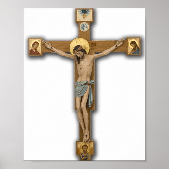 Póster Jesus Christ On The Cross Poster (Frente)