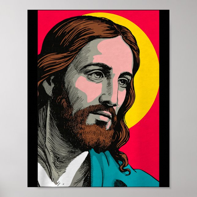 Póster Jesus Christ P Art Religious Easter &amp; Christma (Frente)