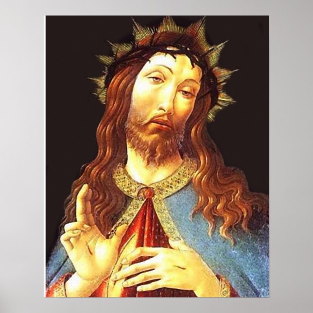 Póster Jesus Christ the King 2 - Cristo Rey Print Poster (Frente)