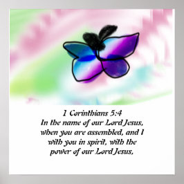 Póster jesus con nosotros